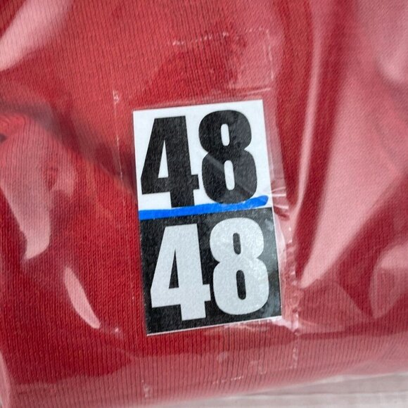 GAP Womens V-Neck Sweater Small Extra Fine Merino Wool Red Knit Long Sleeve 4848 - Picture 6 of 7